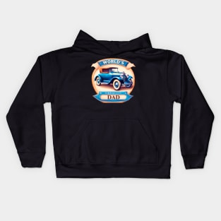 Antique Car Greatest Dad Kids Hoodie